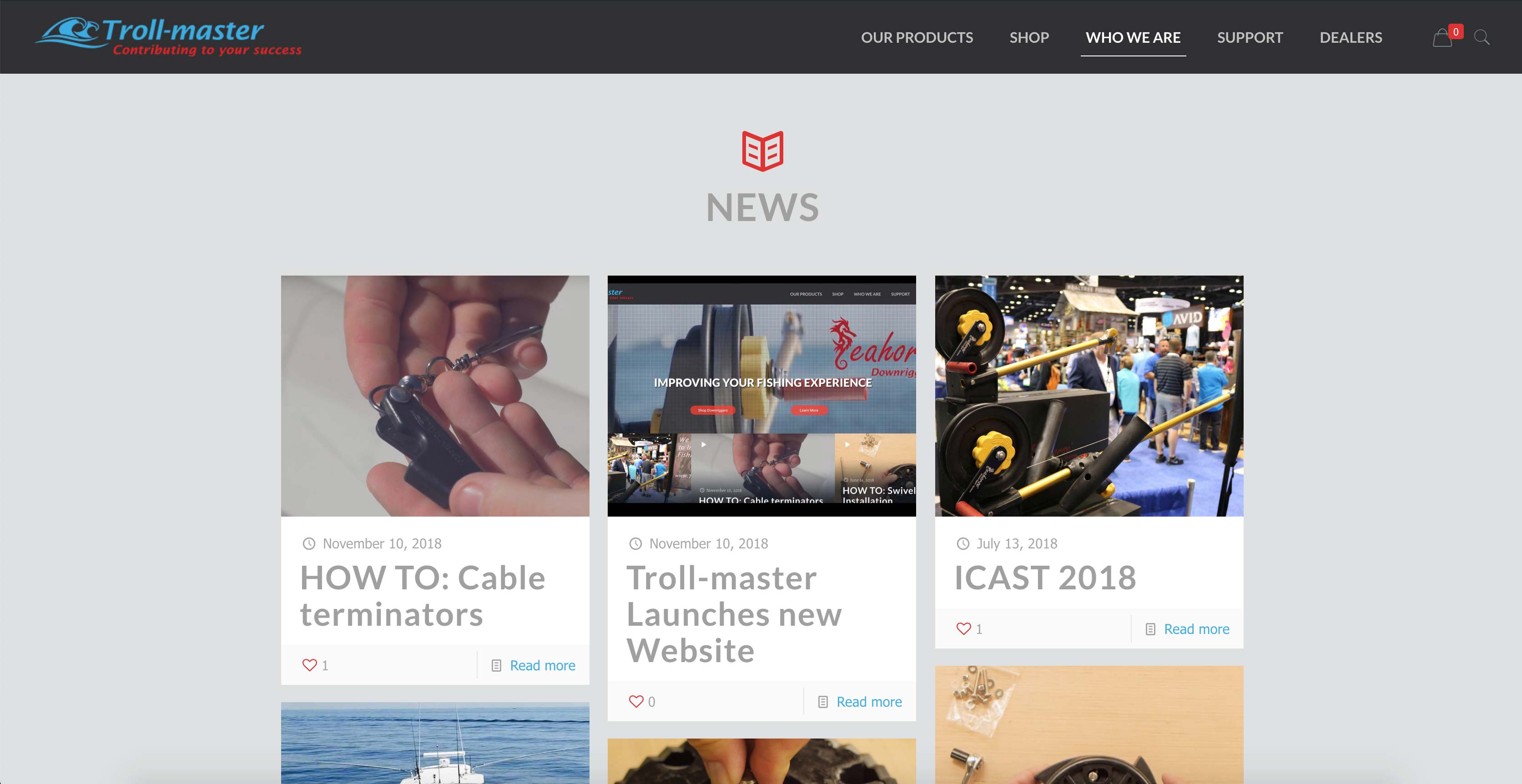 Troll-Master Launches new Website