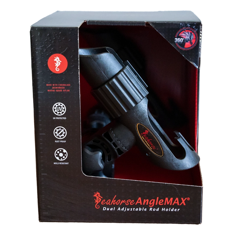 Seahorse® Adjustable AngleMAX® Dual Rod Holder